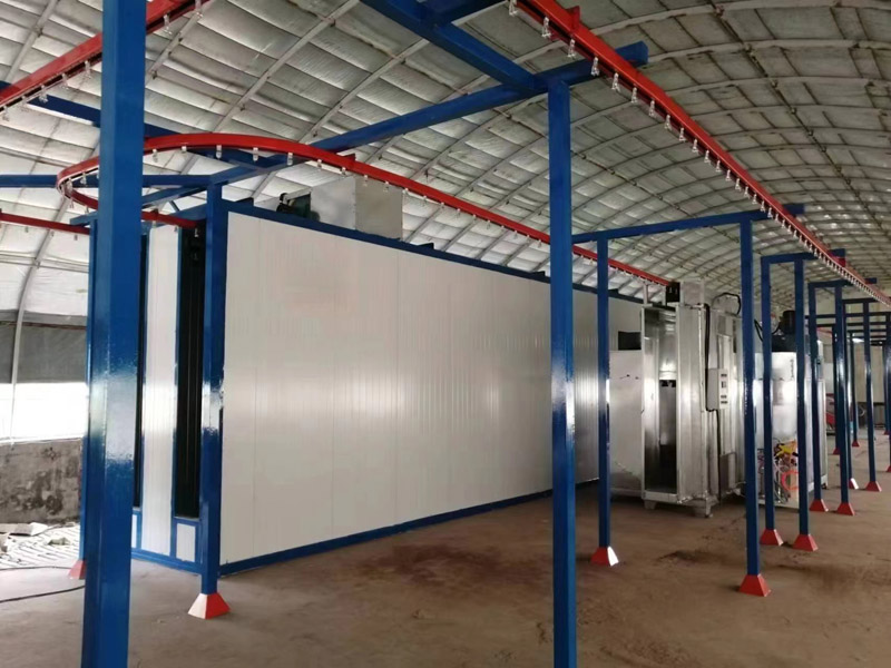 Powder coating machine